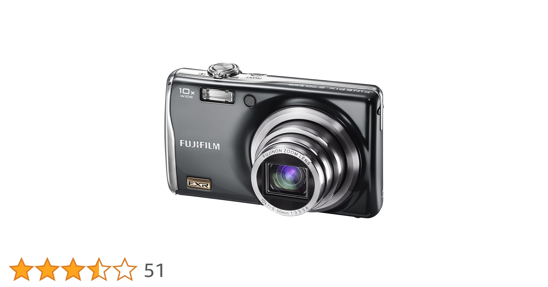 Fujifilm Finepix F70EXR Digital Camera - Gun Metal (10MP